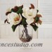Canora Grey Magnolia Centerpiece in Wine Glass Vase VQS2556